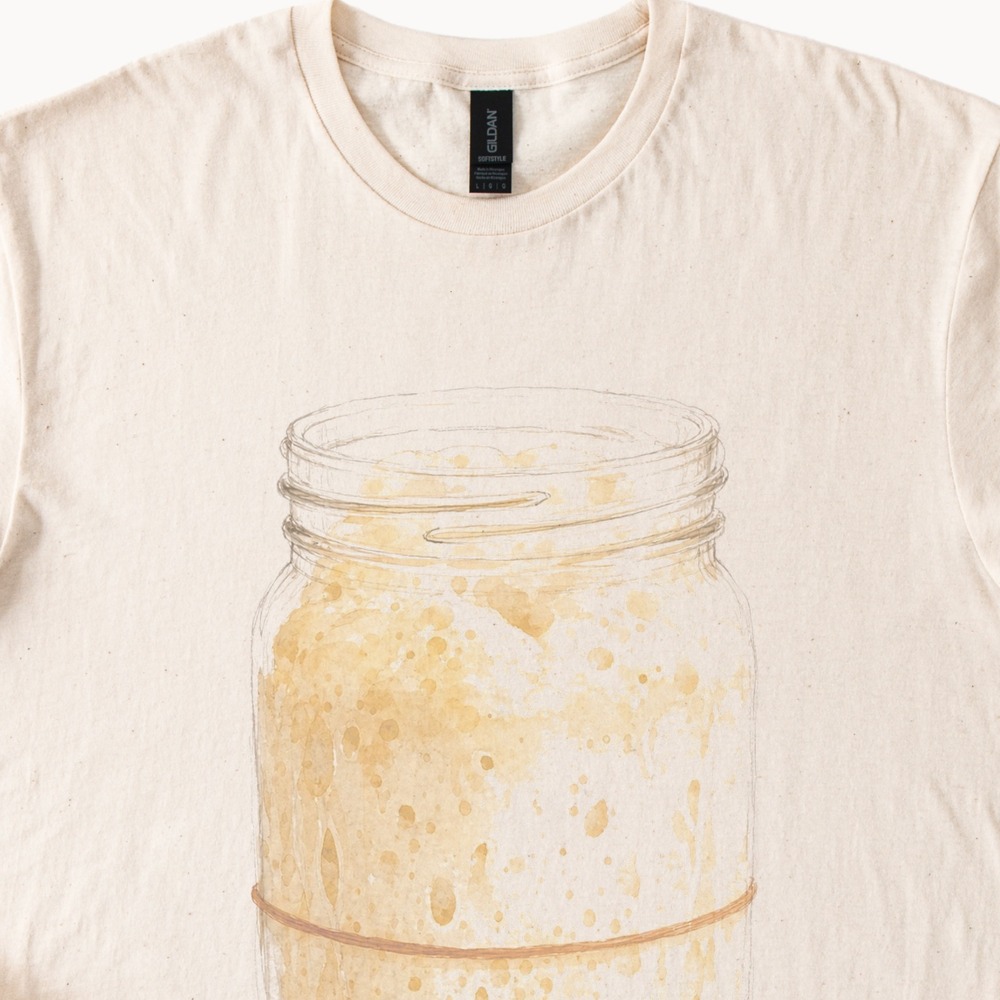 Still Rising Jar Graphic Tee Watercolor Minimalist Design